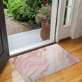 thumbnail image 2 of Pink Gold Marble Pattern Door Rugs,Washable Non Slip Door Mats Indoor,Decorative Door Mats,Entry Mat Indoor for Entrance,Bedroom,Kitchen,Bathroom,17"x30", 2 of 6