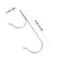 thumbnail image 2 of OULII 1 Pair Aluminum Alloy Pool Tools for Cleaning Pole Hangers, 2 of 7