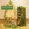thumbnail image 4 of BSHAPPLUS 12Pack 79Ft Artificial Ivy Vine Leaves Fake Greenery Garlands Artificial Hanging Plants Artificial Decor Home Wall Party Garden Decor, 4 of 11