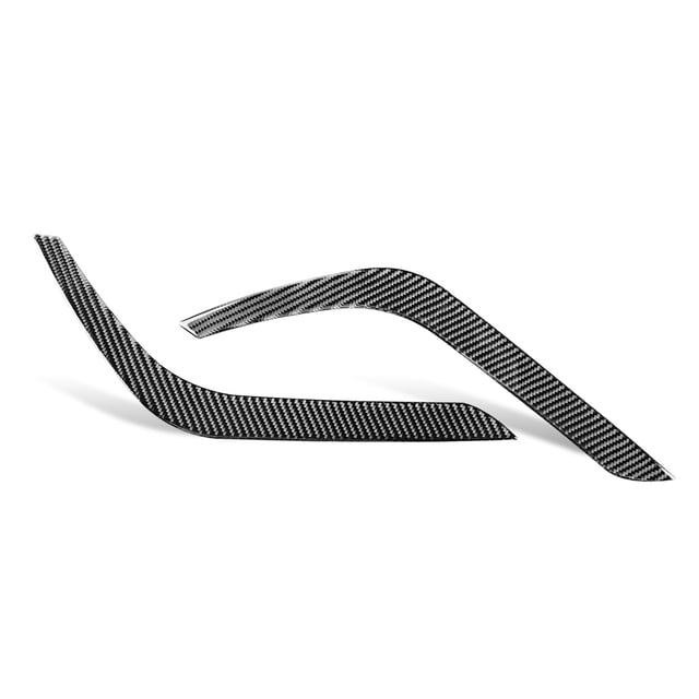 Scienceny 2 uds., cubierta embellecedora para cejas, accesorios exteriores para vehículos, tapas para cejas, marcos decorativos de fibra de carbono, Automoción decorativa y accesorios Scienceny VI014510-00