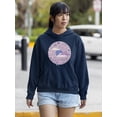thumbnail image 2 of Make Things Happen Retro Groovy Hoodie Women -Image by Shutterstock, Female Medium, 2 of 4