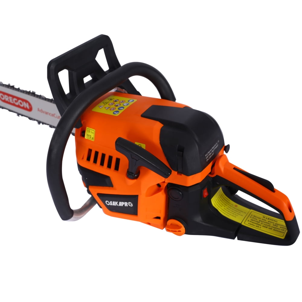 20 Inch 52cc Gas Chainsaw 2-Cycle EPA Compliant Gasoline Chain Saw with Oregon Bar 2.6HP Anti-Vibration Gas Powered Saw for Tree Trimming Wood Cutting