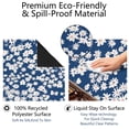 thumbnail image 4 of Floral Rubber Gaming Mat 31.5 Inch Square Non-Slip Table Cover for Mahjong Tiles, Poker Games and Family Board Game Nights, 4 of 7