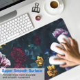thumbnail image 4 of Long Mouse Pads for Desk,Pioneer Flower Floral Print Pattern Desk Mats on Top Of Desks, Desk Mouse Pad Extra Large with 3mm Non-Slip Base and Stitched Edge for Gaming,Office,Work,Home 31.5"x11.8", 4 of 6