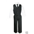 thumbnail image 2 of Boy Formal Tuxedo Wedding Easter Party Black Suit sz 5,6,7,8,10,12,14,16,18,20, 2 of 5