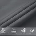 thumbnail image 4 of Triangular Shade Sail 3x3x3m Waterproof Shade Cloth UV Protection for Patio Garden, Terrace, Outdoor, Balcony, Anthracite Grey, 4 of 5