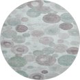 thumbnail image 2 of Addison Rugs Mayfield Premium Machine Washable Transitional Geometric Mint Round Rug, 8' x 8', 2 of 6