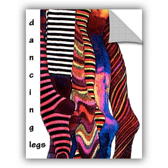 ArtAppealz Linda Parker "Dancing Legs" Removable Wall Art