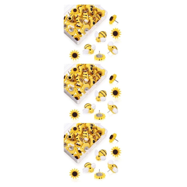 braveheart 30pcs Resin Durable Cork Board With Smooth Line And Delicate Pattern Push Pin Tacks Pins Home 3Set