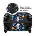 thumbnail image 4 of Xecao Space Dog print Elastic Luggage Cover, with double-sided print , is perfect for travel, business, and daily use, 4 of 9