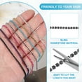 thumbnail image 3 of Uxcell Rhinestone Chain, Crystal Rhinestone Chain Trim Close Chain Roll Sewing Bling Diamond Strips for DIY Projects Dark Purple 2mm, 3 of 7