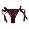 thumbnail image 1 of Tanga Secret Trasures para Dama, de Encaje con Amarre Vino Talla EG, 1 of 4