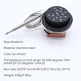 thumbnail image 2 of Termostato De Ventilador Eléctrico Ajustable Kit De Controlador De Temperatura De Ventilador De Acero Inoxidable Interruptor De Sensor Térmico Exquisito Kit De Control De Sonda De Temperatura De Minnieouse VI006049-00, 2 of 6