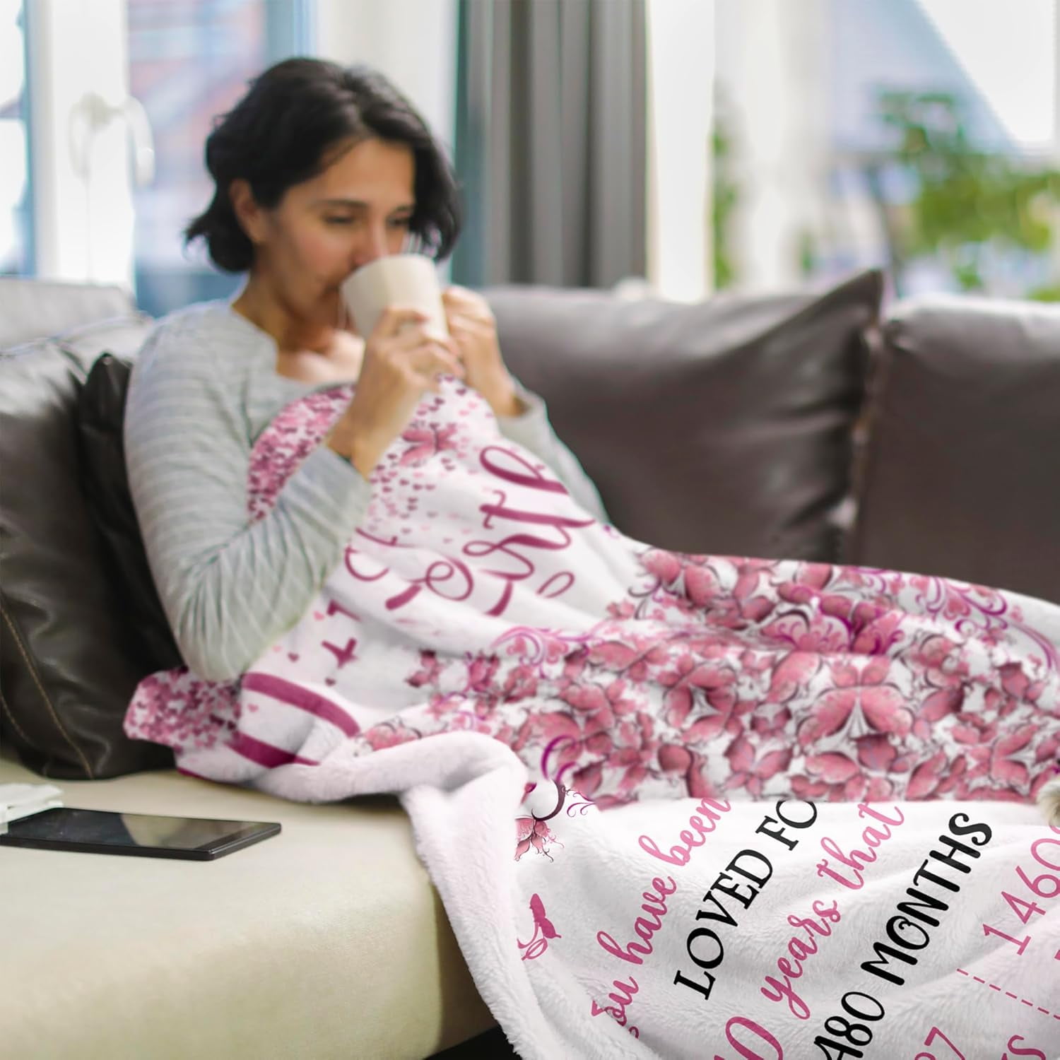 40th Birthday Gifts Women Blanket, 40 Year Old Birthday Gifts for Women, 40th Birthday Gifts, 40th Birthday Gift Ideas, 40th Birthday Gifts Women Unique, Gifts for 40th Birthday Woman
