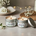 thumbnail image 3 of Nature Skin Shop Handmade Holiday Wood Wick Candles Gift Set, Pack of 2, 3 of 6