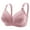 Hot Pink, variant on Wireless Push up Bras Women Lace Mesh V-Neck Comfort Soft Bra Women's Sports Bras No Underwire Solid Polyester Lightly Padded Everyday Bra Hook and Eye Bra Closure B-3-Purple XL
