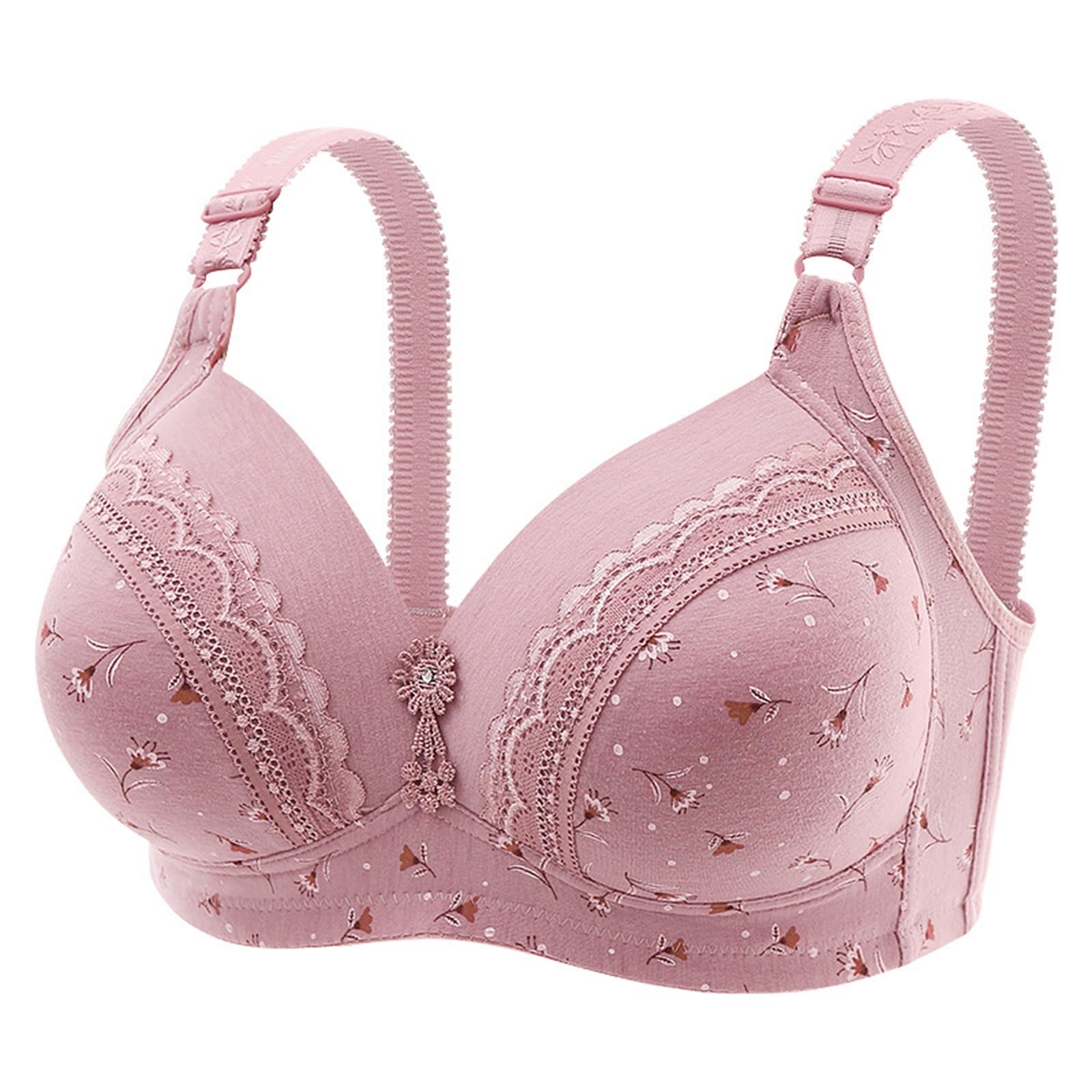 Pack De 2 Brassières Femme Sans Armatures – Confort, Maintien Et Effet Push-up Naturel (fermeture Devant)