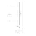 thumbnail image 2 of WS8332-BN-Kuzco Lighting-Bute - 41W LED Wall Sconce-32 Inches Tall and 2 Inches Wide-Brushed Nickel Finish, 2 of 2