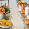 thumbnail image 4 of Fall Thanksgiving Cotton Linen Table Runner, Washable Table Runners for Kitchen, Dining Room, Holiday, Home Party Table Decor, 13x72 Inches, 4 of 9