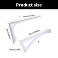 thumbnail image 5 of HONCLL Curved Ruler L Shape Ruler Right Angles Ruler for Sewing Dressmaking Pattern, 5 of 16