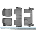 thumbnail image 2 of Fits SmartLINER Floor Mats Liner for 2020-2021 Cadillac XT6 3 Rows Bench Seats Grey, 2 of 2
