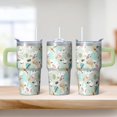 thumbnail image 2 of 20OZ Stainless Steel Unicorn Travel Tumbler with Handle and Straw Double Wall Insulated Cup Coffee Mug Perfect Gifts for Women Mom Friends on Birthday Christmas Thanksgiving, 2 of 6