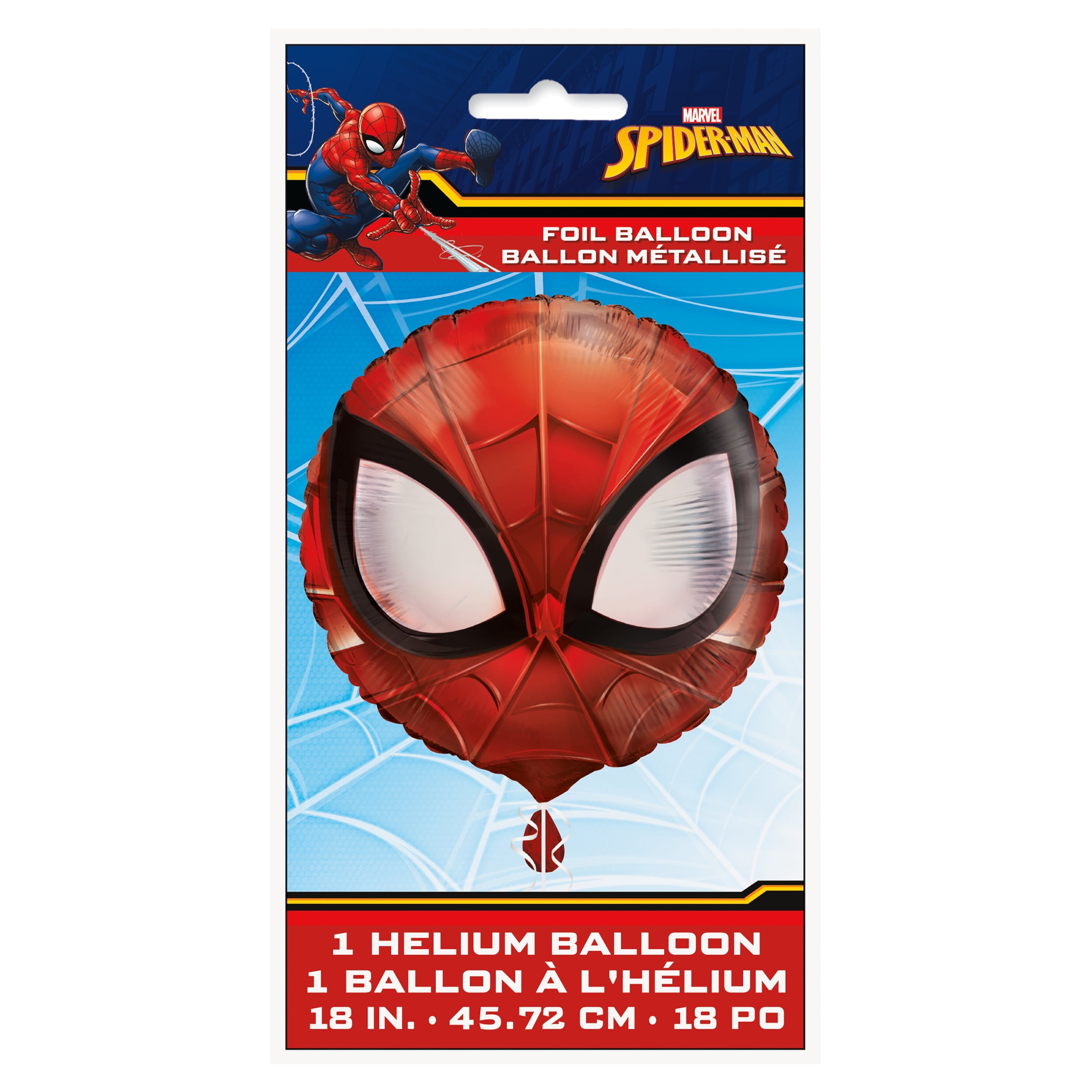 Spider-Man Round Foil Balloon 18”, 1ct