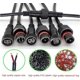 thumbnail image 3 of Waterproof Connectors, Male Female Connector Led Plug, Waterproof Ip65 Connectors, 2 Pin, 2 Core With 16awg 20cm Extension Cable For Led Strip Lights., 3 of 3