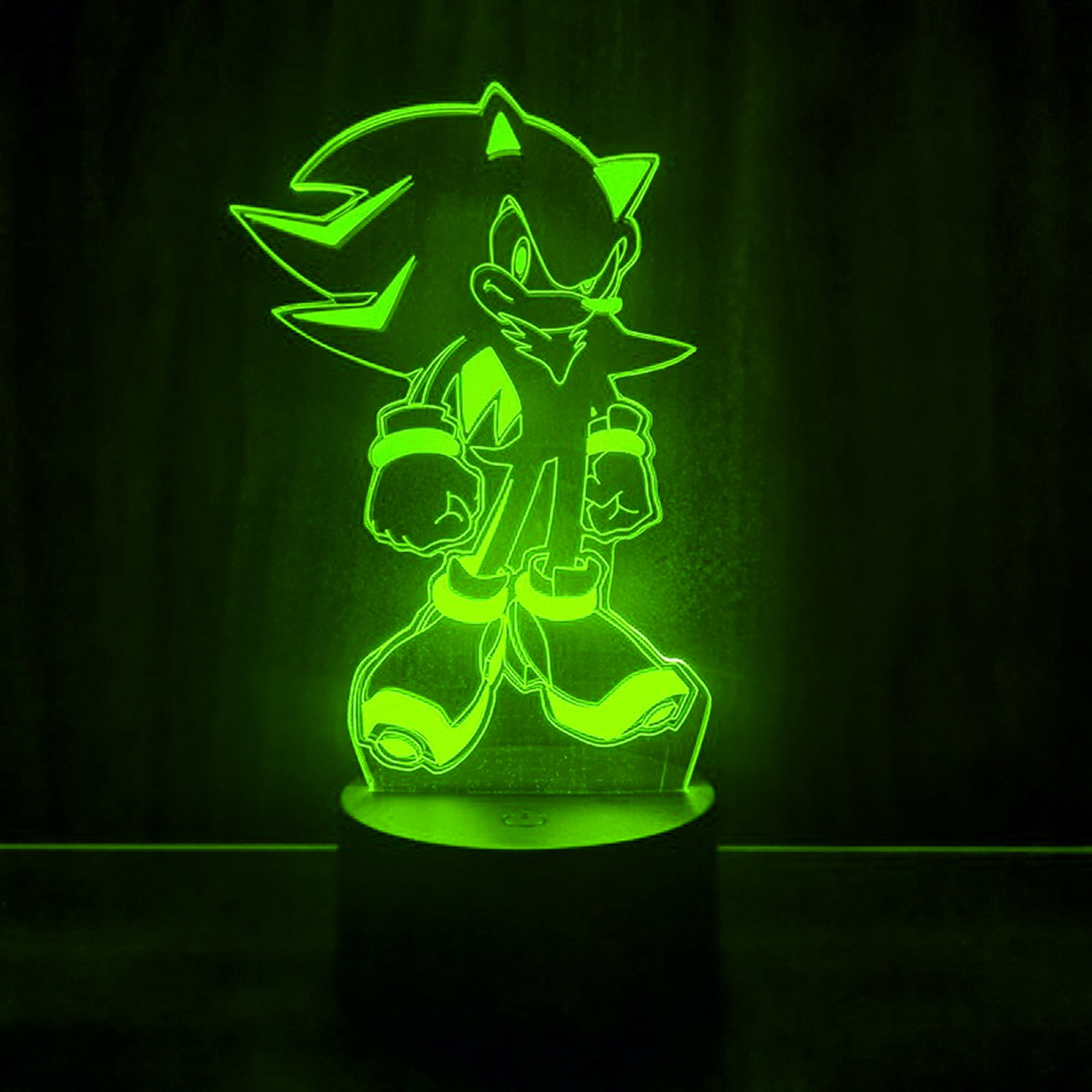 Details about   Sonic The Hedgehog 3D LED Night Light Touch Table Desk Lamp Xmas Bedroom Decor 
