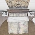 thumbnail image 3 of Designart 'Watercolor Snowflakes II' Cottage Duvet Cover Set, 3 of 4