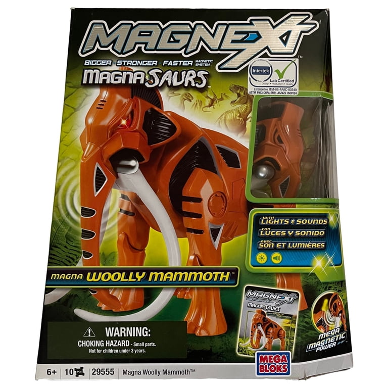 meg-mam Mega Bloks Magnext Magna-saurs Woolly Mammoth Building Set