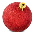 thumbnail image 4 of 24-Count Red Shatterproof Multi-Textured Christmas Ornaments, 2.36 in, by Holiday Time, 4 of 6