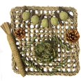thumbnail image 1 of Alfombrilla de hierba marina con forma de conejo Hamiledyi para animales pequeños, 1 of 7