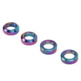 thumbnail image 1 of 4pcs Bike Brake Caliper Spacer Titanium Alloy Concave and Convex Mountain Bike Brake Caliper Washer Colorful, 1 of 14