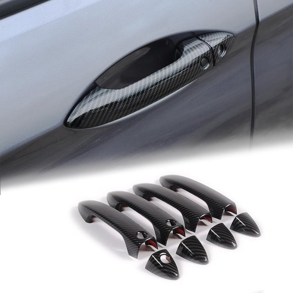 TINKI Exterior Door Handle Cover Trim for Honda Pilot 2016-2022 / Honda Ridgeline 2017-2022, Car Outside Door Handle Protector Accessories ABS Material