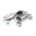 thumbnail image 4 of 12V Universal Car Air Horn Dual Trumpet Horn with Compressor 130dB Loud Airhorns for Cars Motorcycles Bikes Scooters, 4 of 5