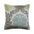 thumbnail image 1 of Throw Pillow Covers, Silver 18"x18" (45x45 cm) Throw Pillow Covers, Jacquard Damask Throw Pillows For Couch, Damask Pattern Contemporary Style - Under The Same Sky, 1 of 4