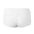 thumbnail image 5 of MEZZALL Micro Shorts For Women Low Waist Side Slit Mini Shorts Slim Pajamas Shorts Bottoms Sleepwear Comfort Solid Color Summer Daily Casual Bottoms, 5 of 5