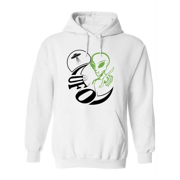Ufo Alien Hoodie Women -SPIdeals Designs, Female Large