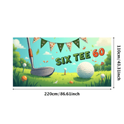 LUUFILx Green Black Triangular Pennant Banner Golf Themed Decorations for Golf Tournaments Golf Parties Golfing Events Golf Club Gatherings Golf Themed Celebrations