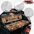 thumbnail image 6 of FKELYI Art Abstract Geometric Print Mule Bench Seat Cover 2 Pcs Set Dustproof UTV Seat Cover Compatible with Kawasaki Mule 600/610 Anti-Scratch Seats Protector Decor, 6 of 7