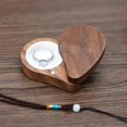 thumbnail image 1 of Caja de joyería de madera en forma de corazón, caja de anillo pequeña en forma de corazón de madera, caja de regalo de joyería, caja de baratija para propuesta de compromiso de boda, 1 of 1