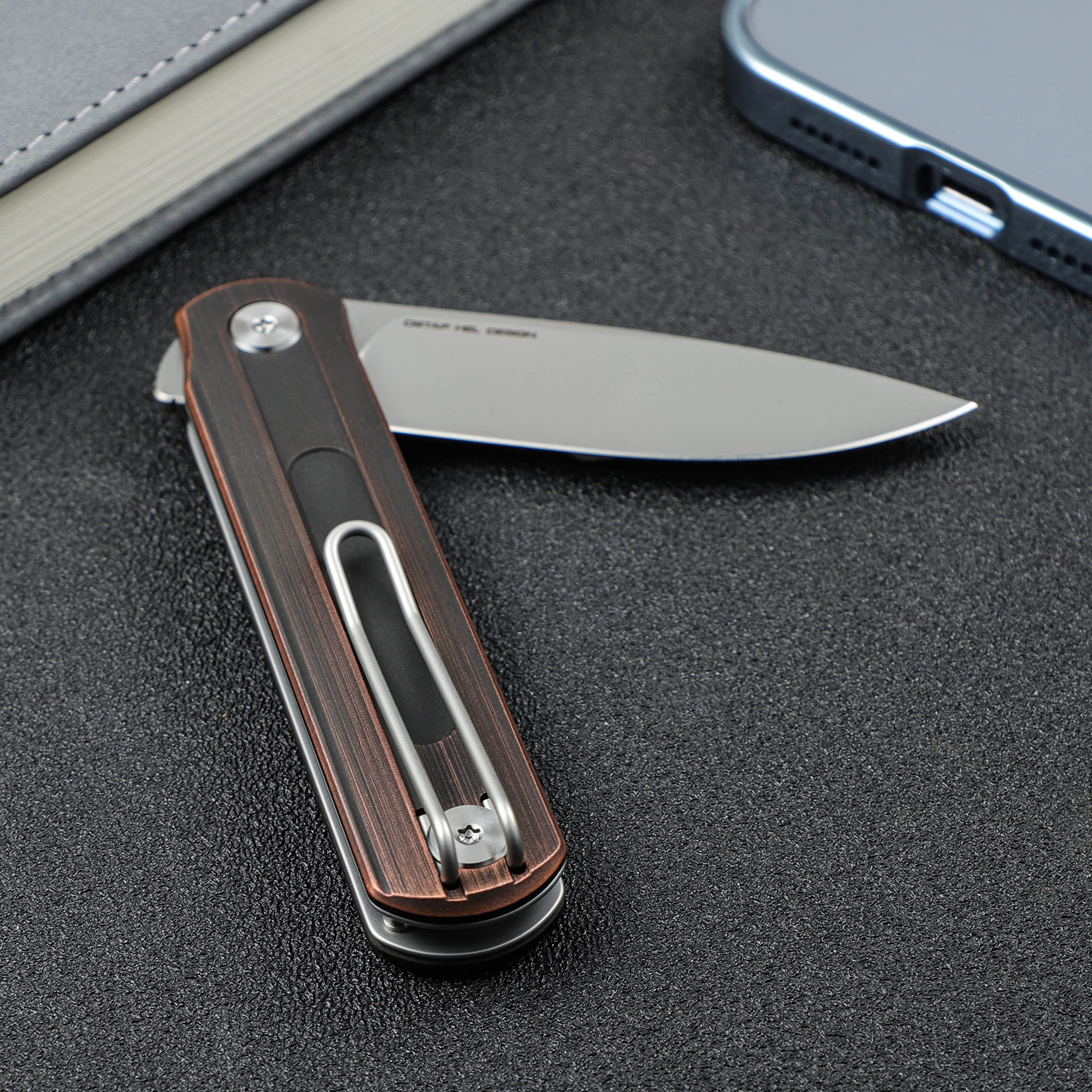 CIVIVI Foldis Pocket Folding Knife 2.67-in Nitro-V Steel Blade Slip Joint Knife C21044-1