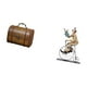 thumbnail image 5 of Joyero Vintage De Madera, Organizador, Cofre Del Tesoro, Caja De Almacenamiento Decorativa Para Anillos, Joyería Corporal, Figura De Payaso, Estatua, Escultura, Colección, Adorno De, 5 of 8
