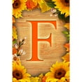 thumbnail image 2 of America Forever Sunflower Monogram House Flag Letter F 28 x 40 inches Double Sided, Summer Spring Floral Flower Sunflowers Seasonal Outdoor Decor, Holiday Outside Yard Decorations, 2 of 5