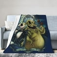 thumbnail image 2 of The Nightmare Before Christmas Printed Plush Blanket, All Season Comfort Lightweight Flannel Throw Blanket for Sofa Bedroom Office and Travel 40" X 30", 2 of 10