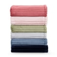 thumbnail image 3 of Mainstays Textured Plush Throw Blanket, Mauve Dusk, 50 x 72 in, 3 of 5