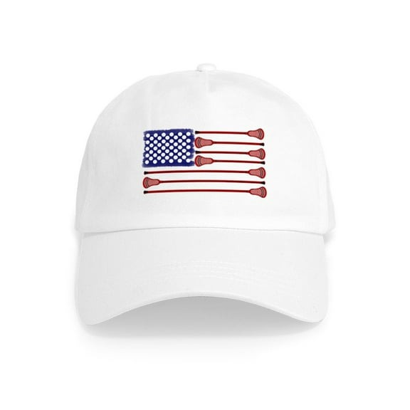 CafePress - Lacrosse Americasgame Cap - Adjustable 100% Brushed Unisex Casual Cotton Baseball Cap, Beige, 1