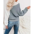 thumbnail image 2 of Round Neck Color Block Sweater, 2 of 3