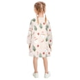 thumbnail image 3 of Girls' long-sleeved dress Candies Snowman Tree Girls' A-line dress with ribbed cuffs Soft and comfortable, 3 of 6